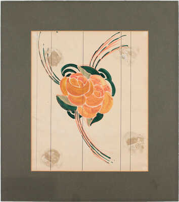 Баснина-Верхоланцева Анна Николаевна. Желтый букет в стиле ар-деко